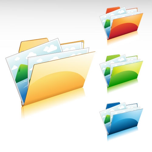 Folder Icons Vector Free