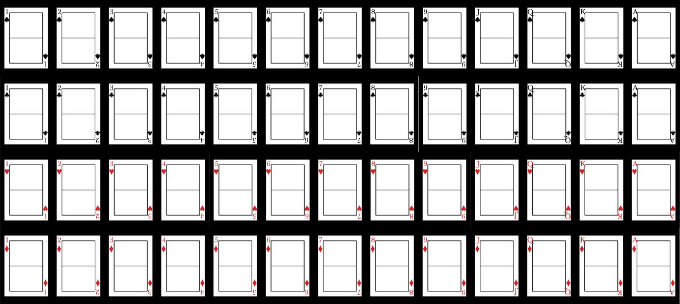 Free Blank Playing Card Template