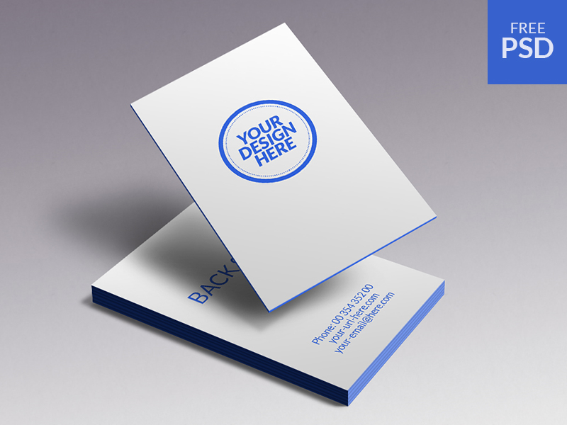 Free Business Cards Mockup PSD Free Business Cards Mockup PSD