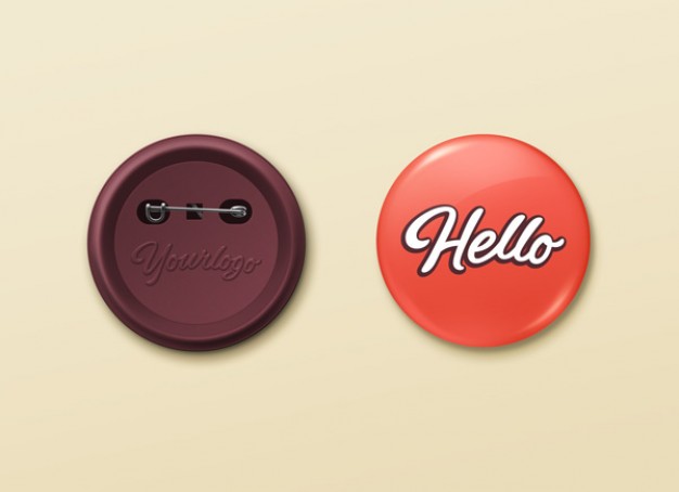 Free Button Pin Template