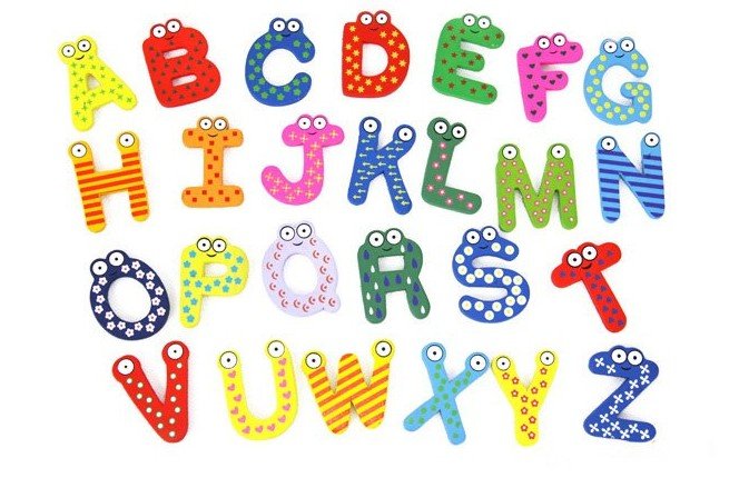 Free Cartoon Alphabet Letters