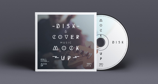 Free CD Cover Design Template PSD