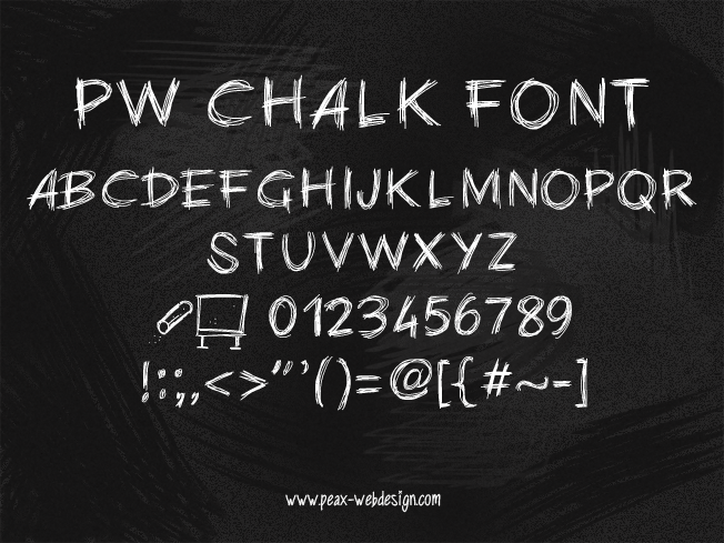 Free Chalk Fonts