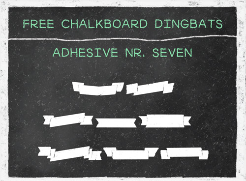 Free Chalkboard Banner Font