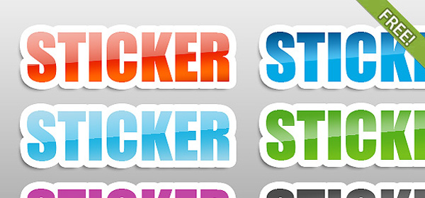 Free Photoshop Styles Sticker