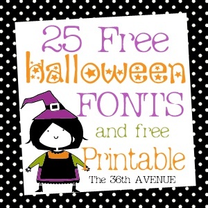 13 Halloween Fonts Printable Images