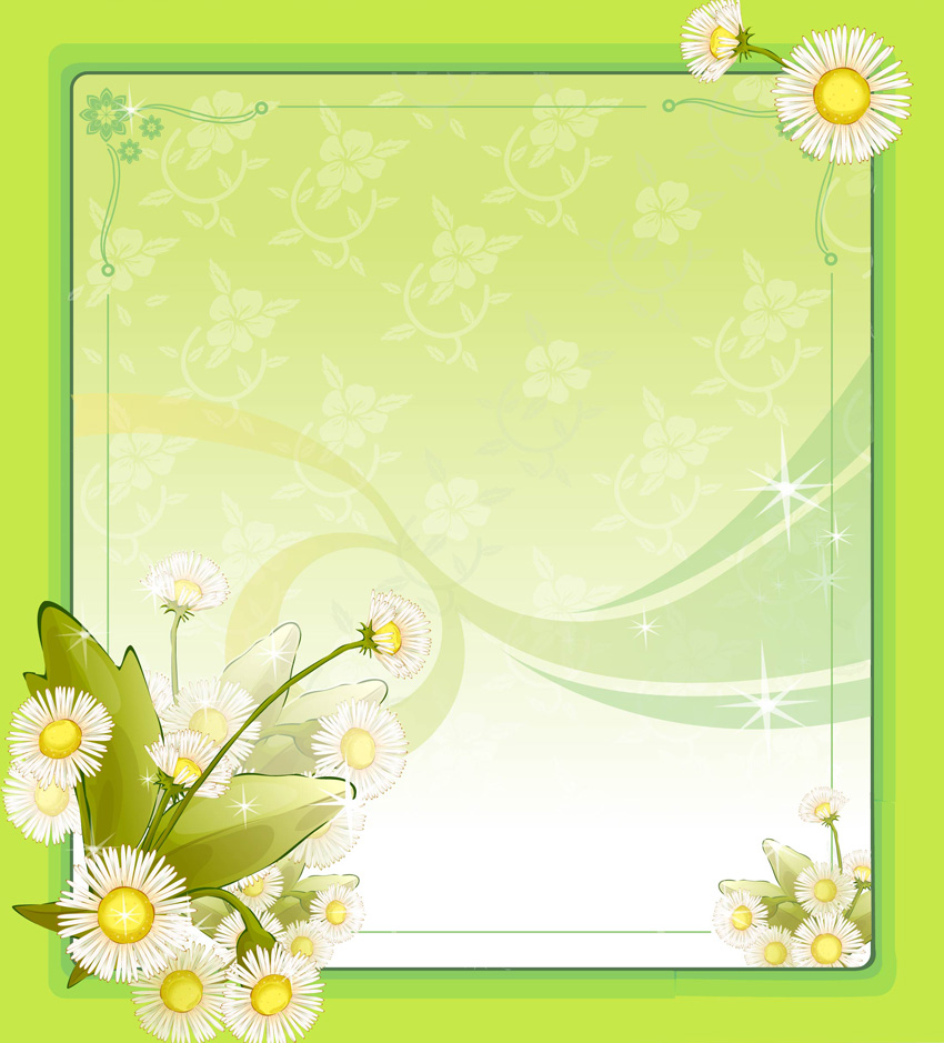 Free Spring Flower Frames