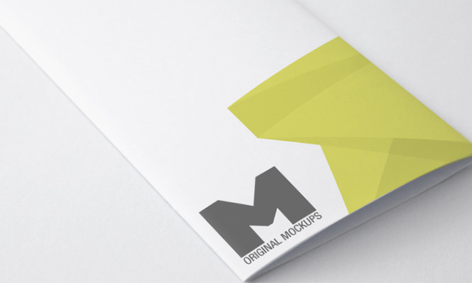 Free Tri-Fold Brochure Mockup PSD Free Tri-Fold Brochure Mockup PSD