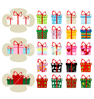 Free Vector Christmas Presents Free Vector Christmas Presents
