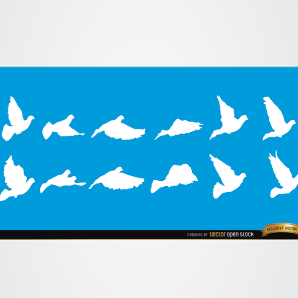 Free Vector Dove Birds