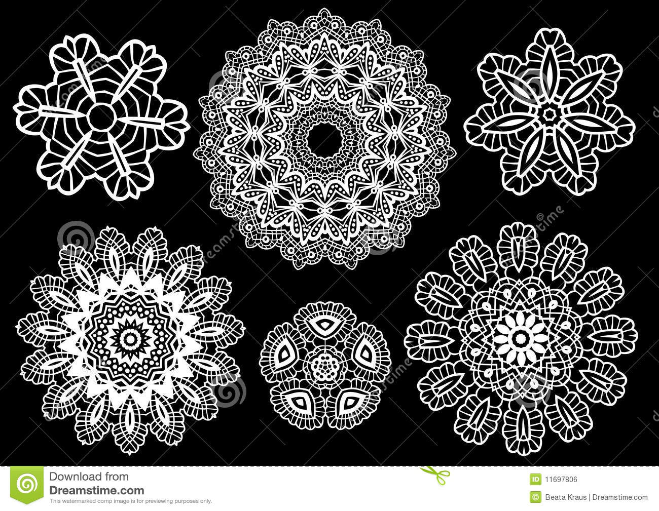 Free Vector Lace Pattern