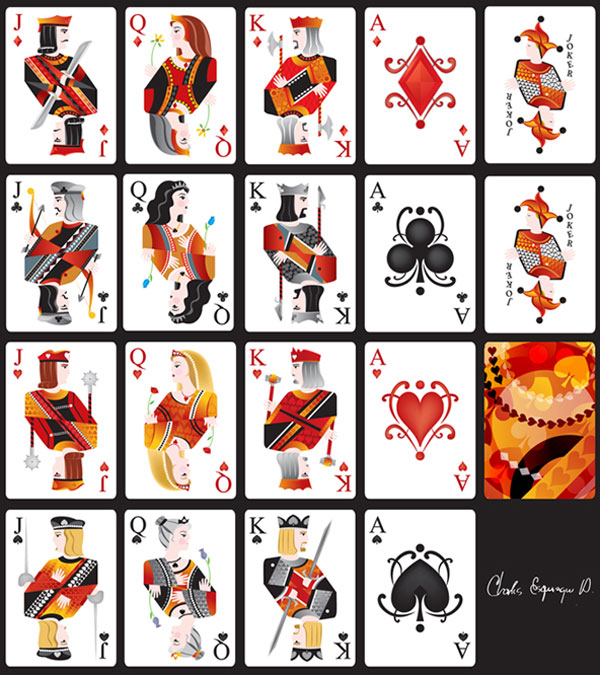 Free Vector Playing Cards Deck Free Vector Playing Cards Deck