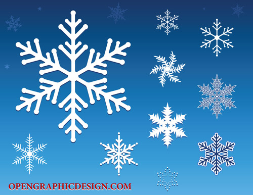 Free Vector Snowflake Clip Art