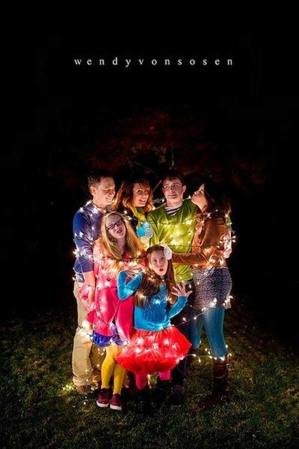 Fun Family Christmas Card Idea