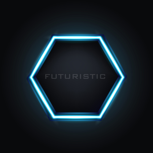 Futuristic Vector Frame