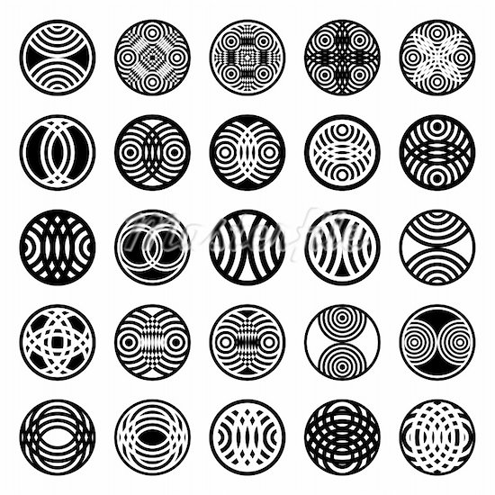 Geometric Circle Design Pattern Geometric Circle Design Pattern