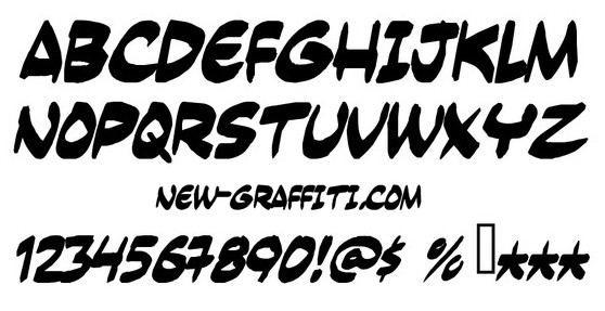 Graffiti Alphabet Fonts Free