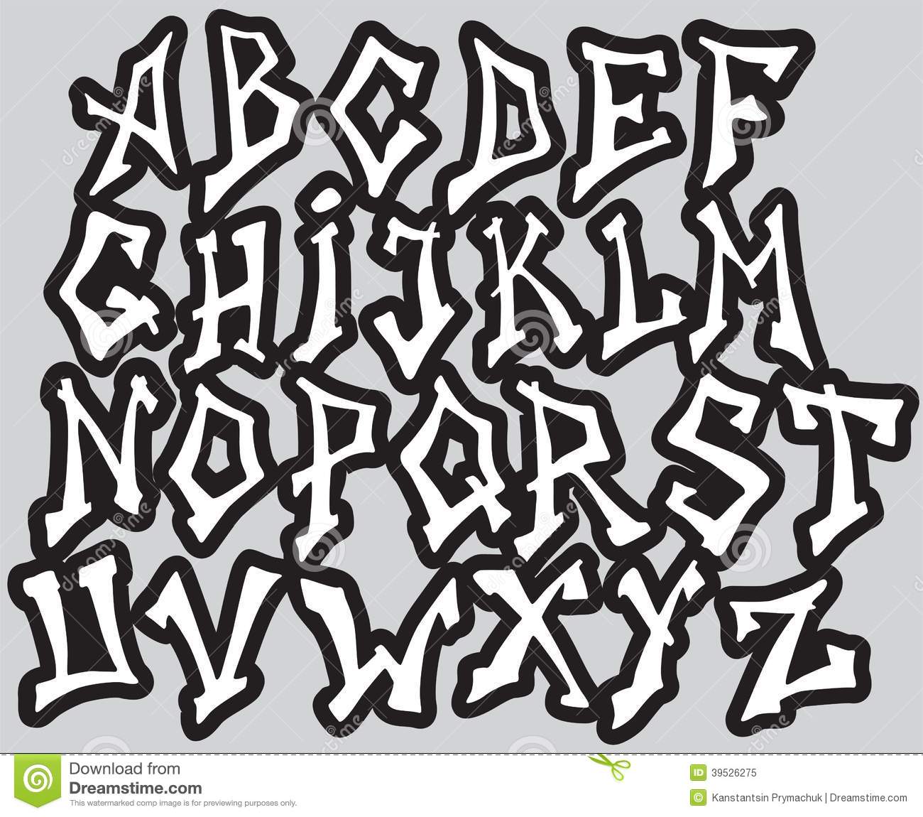 Graffiti Fonts Alphabet Letters