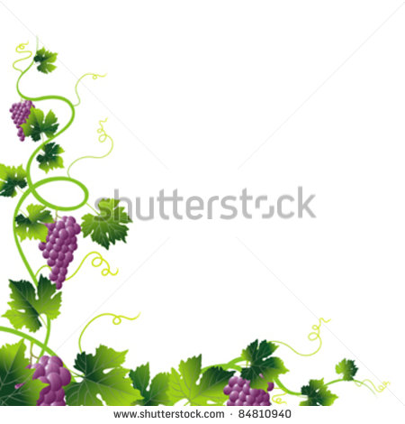 Grape Vine Border Clip Art Free