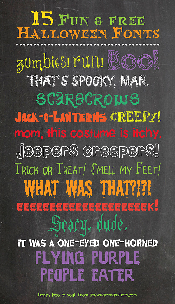 Halloween Fonts Free Fun