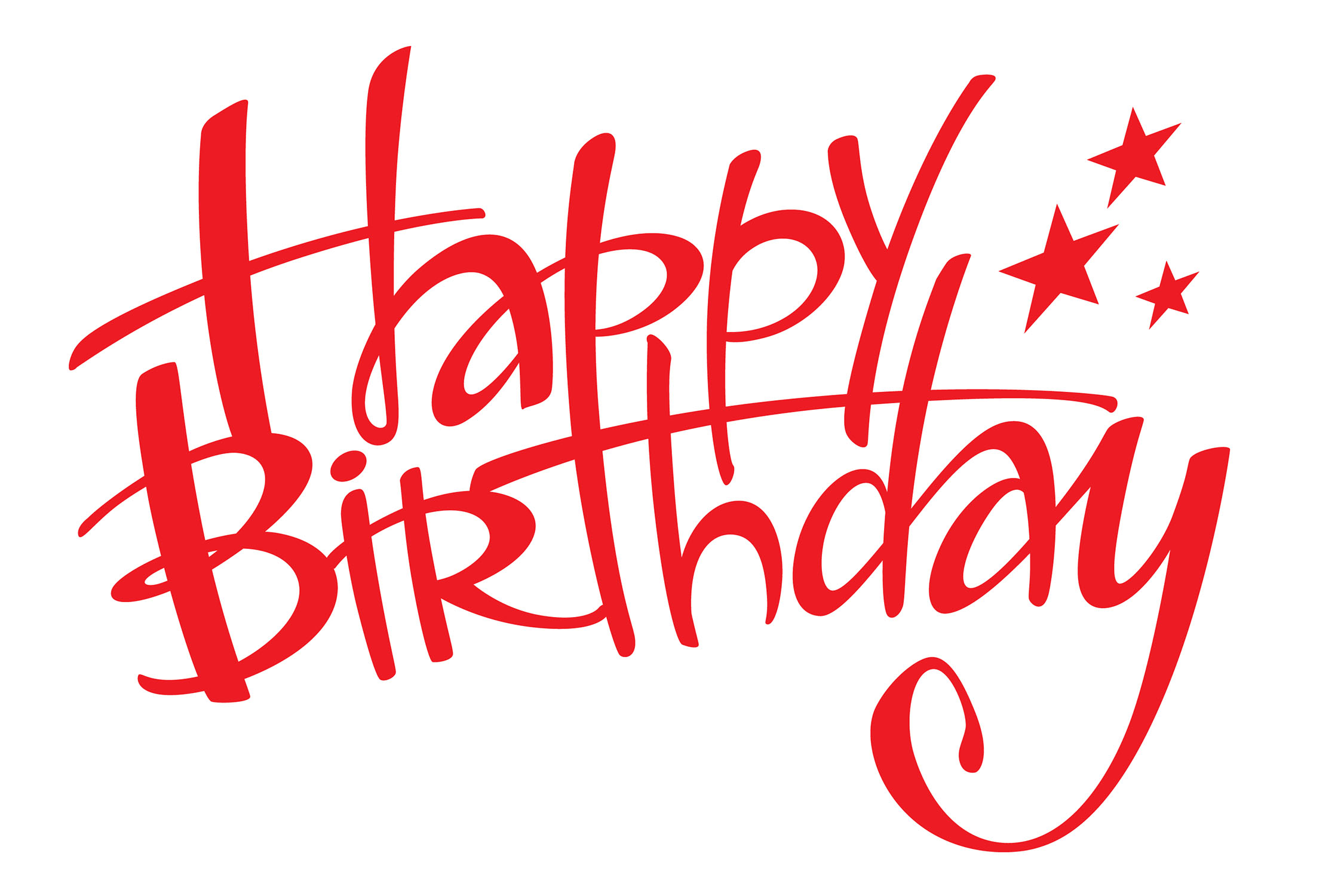 13 Happy Birthday Text Graphics Images