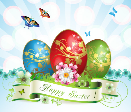 Happy Easter Vector Free