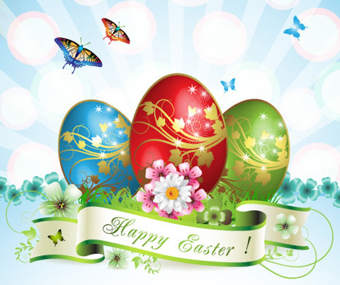 Happy Easter Vector Free