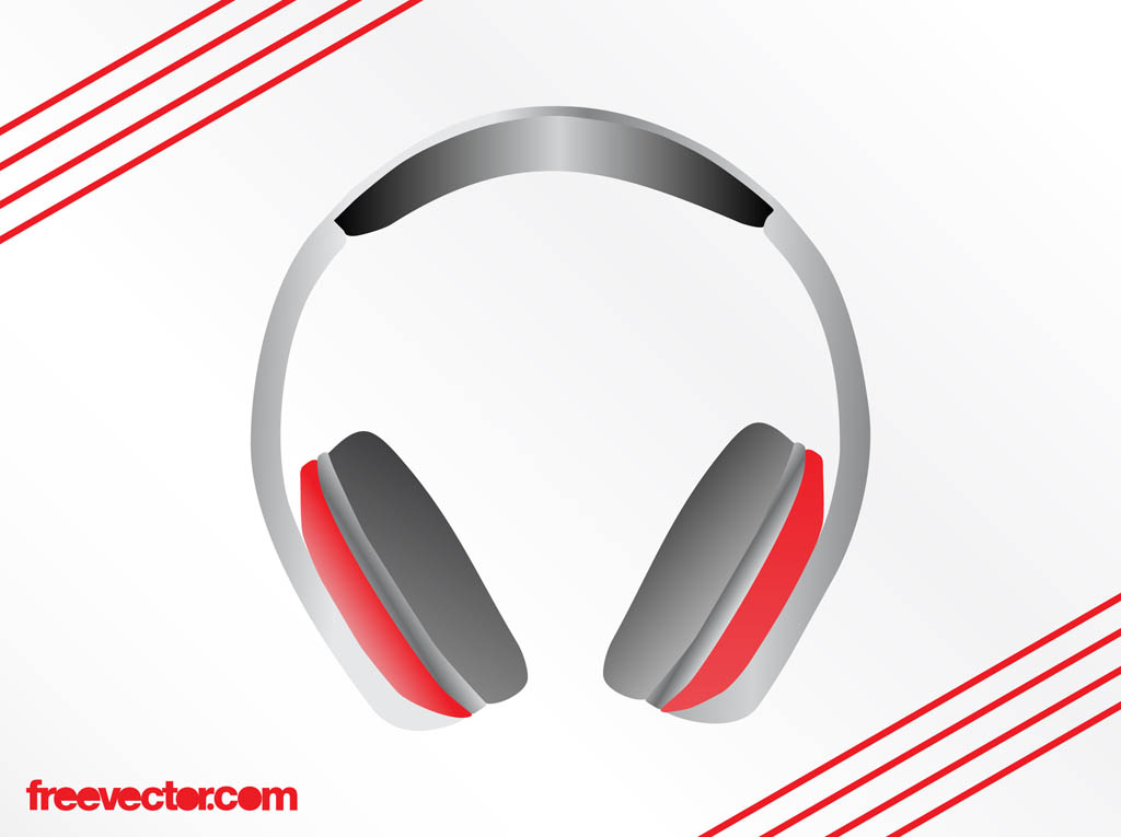 Headphones Vector Clip Art