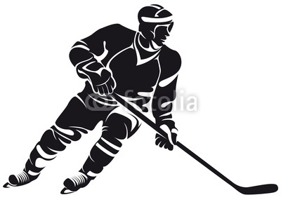 Hockey Player Silhouette