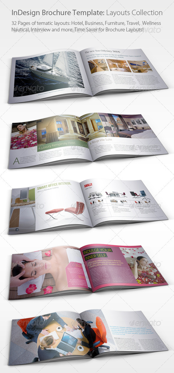 InDesign Brochure Layouts