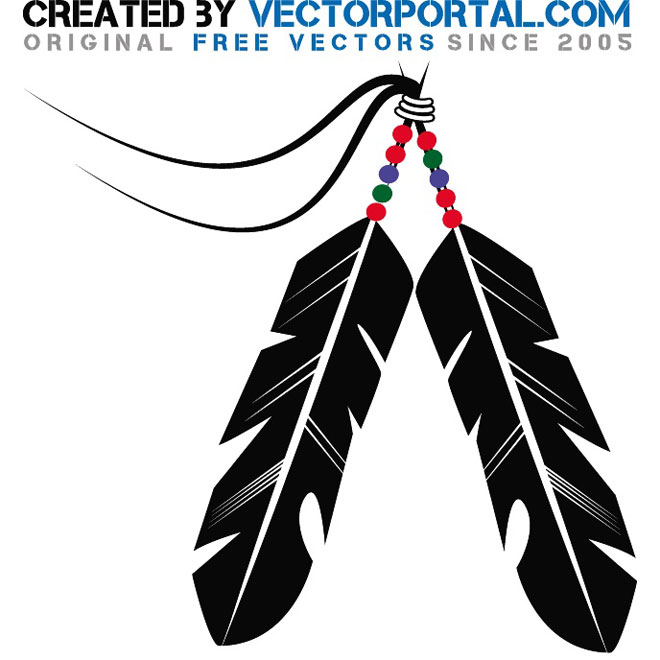 Indian Feather Vector