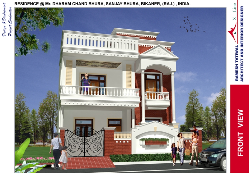 Indian Home Design Front View