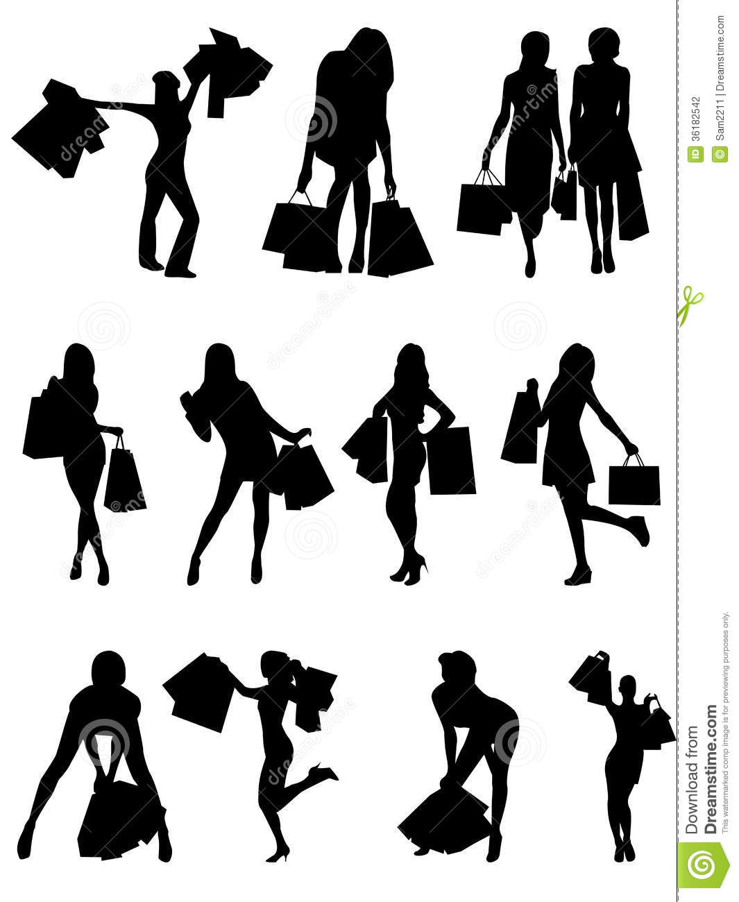 Little Girl Silhouette Vector Little Girl Silhouette Vector