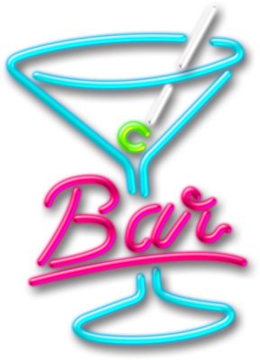 Martini Glass Neon Sign