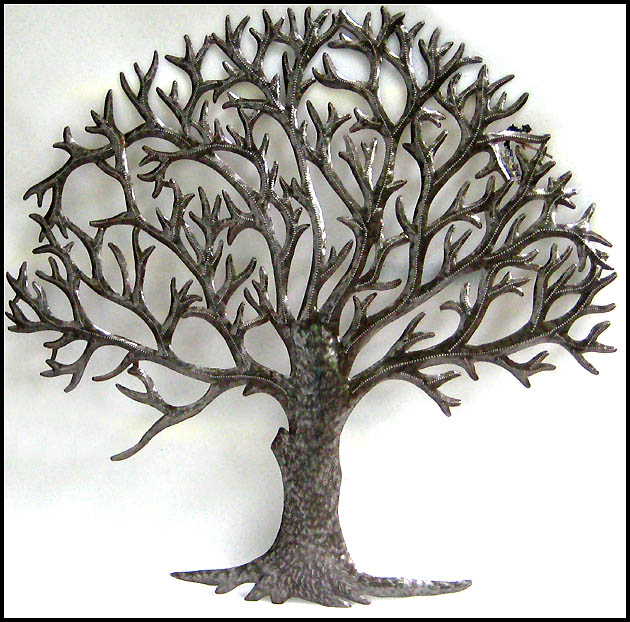 Metal Tree Sculpture Wall Art