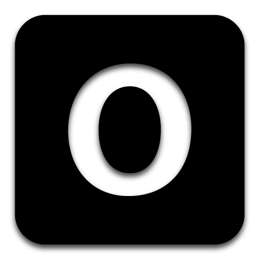 Microsoft Outlook Icon Black
