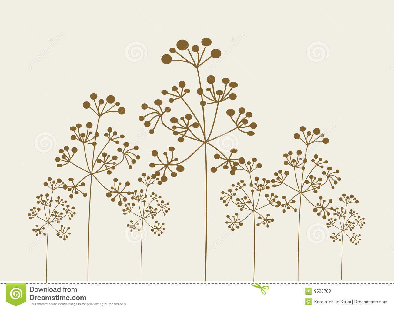 Modern Floral Design Vector