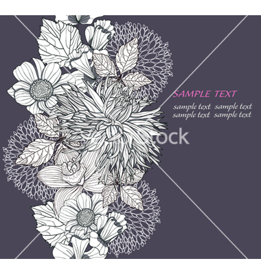 Modern Flower Vector