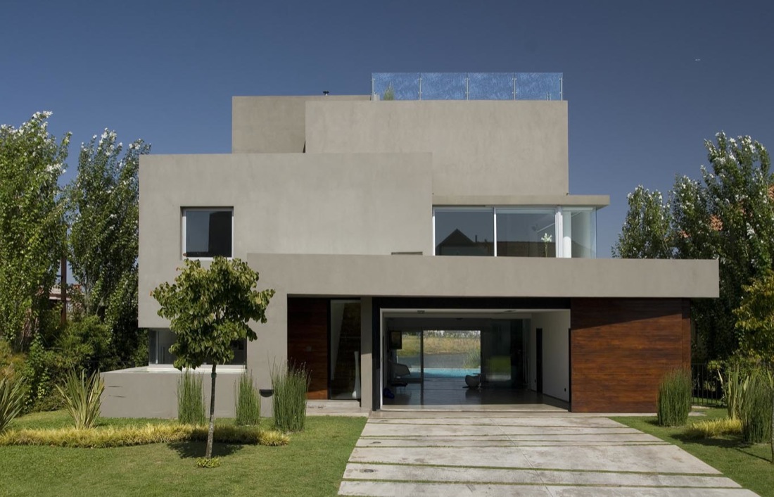 Modern House Design Front View