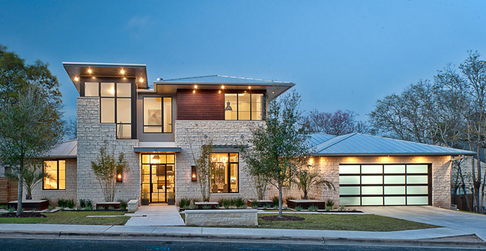 Modern House Design Front View
