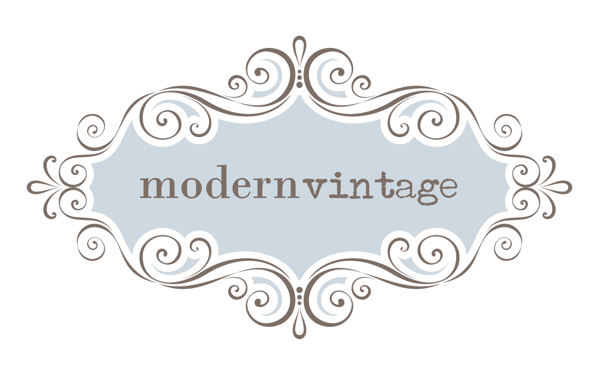 Modern Vintage Logo Design Modern Vintage Logo Design
