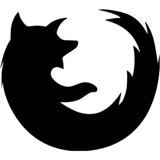 13 Black Browser Icon Images