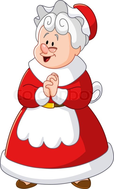 Mrs. Claus Cartoon