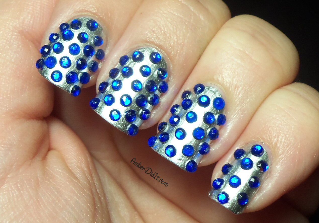 Nail Art with Rhinestones