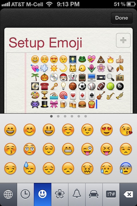 New Emoji Keyboard iPhone