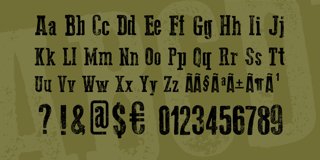 Old Western Font 2 Go