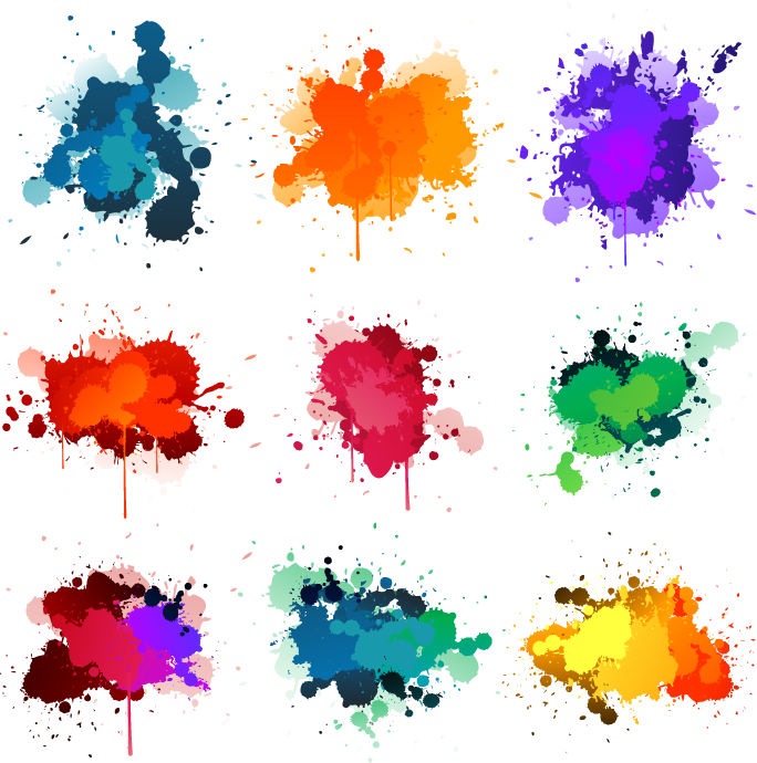 Paint Splatter Vector Free