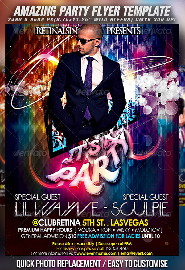 Party Flyer Templates Photoshop