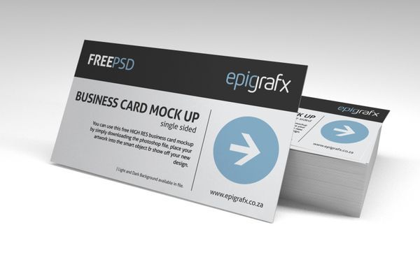 Photoshop Business Card Mockup Free