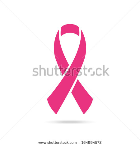 Pink Cancer Ribbon Vector